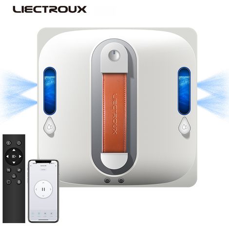 LIECTROUX Window Cleaning Robot, Robot De Fenêtre 8000 Pa, 4 Modes De Nettoyage avec Télécommande, Surveillance Intelligente des Bords, Système De Pulvérisation Automatique (1/4)