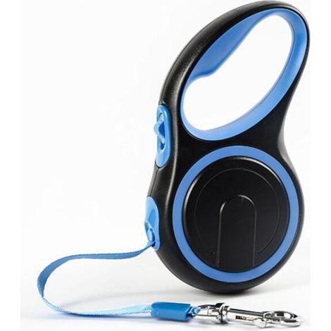 Guinzaglio retrattile per cani 8M, guinzaglio retrattile per cani di grossa taglia, guinzaglio retrattile per cani, guinzaglio automatico per addestramento cani fino a 110 libbre/50 kg, blu (1/5)