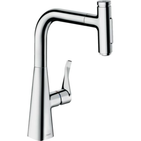 hansgrohe Metris M71 Monomando de cocina 240, ducha extraíble, (1/5)