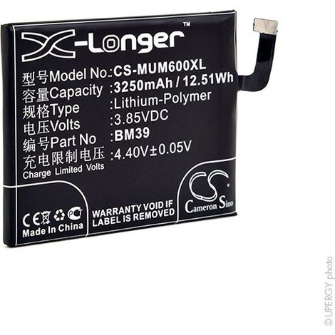 NX - Batterie téléphone, smartphone, GSM pour Redmi 3.85V 3250mAh - BM39 (1/4)