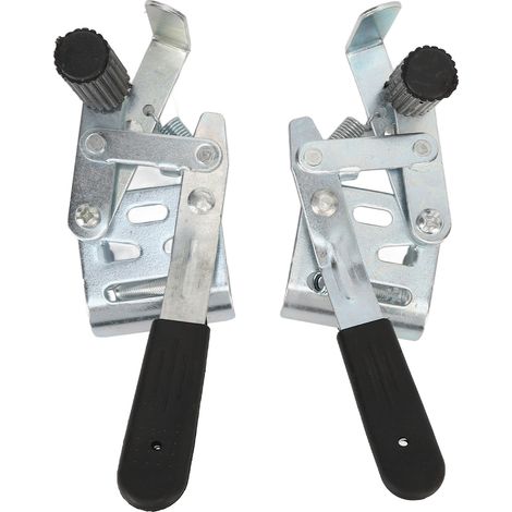 1 Paire de Freins Latéraux pour Fauteuil Roulant, Système de Freinage en Acier Inoxydable avec Installation par Vis (1/5)