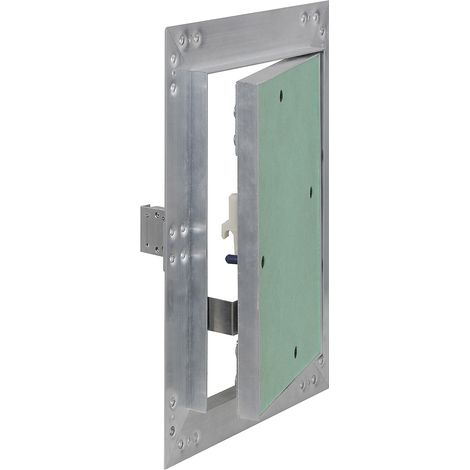 Wiltec Revisionsklappe 40 x 60 cm Revisionstür mit Aluminiumrahmen, Revisionsöffnung mit 12,5 mm Gipskartoneinlage, Revi Klappe für Trockenbau (1/5)