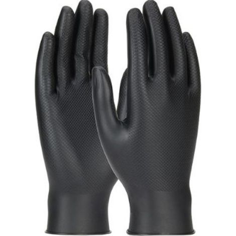 Gant usage unique Grippaz nitrile noir T7 - PIP - FRANCE 246BK-07