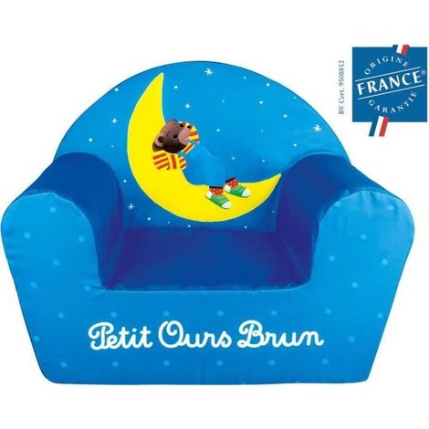 Poltroncina club in schiuma Piccolo Orso Bruno per bambini - Fun House (1/3)