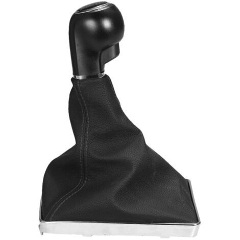 Eosnow Couvercle de pommeau de levier de vitesse à 6 vitesses, remplacement anti-poussière de botte en cuir, pour Astra III H 1.6 VAUXHALL 2004-2010
