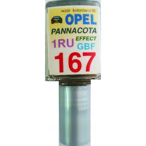 Peinture de retouche pour Opel Pannacota effet 167 1RU GBF (rayures) ARA (1/5)