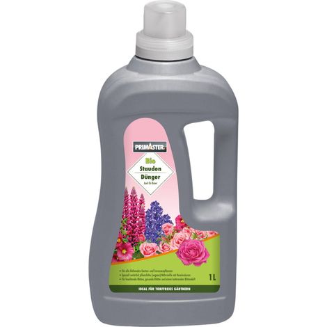 Primaster Bio Flüssigdünger 1 l für Stauden & Rosen Dünger