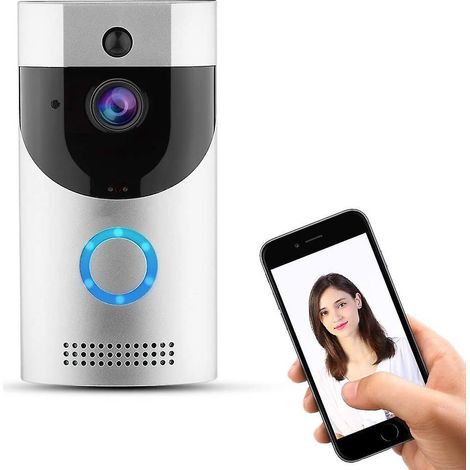 Drahtlose Gegensprechanlage mit intelligenter Video-Türklingel und sichtbarer drahtloser Videokamera