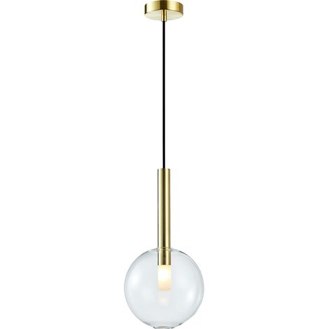 Lampada a sospensione Niko oro vetro Ø20 G9 Milagro (1/5)