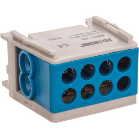 Blocco di distribuzione compatto BRC 25-1/2 blu R33RA-02030000501