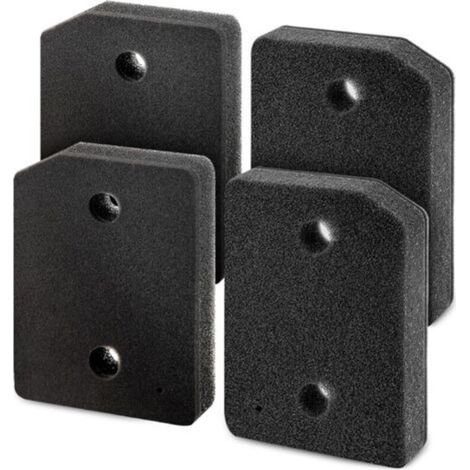 4er-Set Wäschetrocknerfilter für Miele T1 9164761, Miele Wäschetrockner-Ersatzteil, 207 x 157 x 30 mm, Fein- und Grobschwammfilter-Zubehör für Wäschetrockner