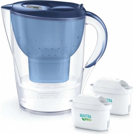 Dzbanek filtrujący brita marella xl+2 wkłady maxtrapro pp (3,5l niebieski) (1/5)