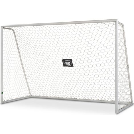 EXIT Scala aluminium football goal 10x6.6ft - white