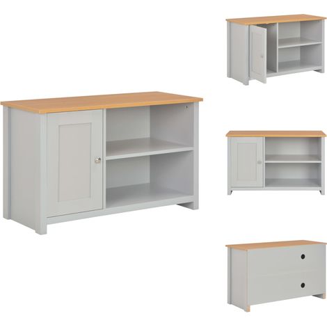 Meuble TV Gris 95x39x58 cm - Meuble TV - Meubles TV - Unité TV - Unités TV (1/5)