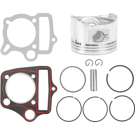 Jeu de segments de piston et joints de 52,4 mm haute résistance pour moteurs 110 cc et 125 cc (quad, moto tout-terrain, karting). (1/5)