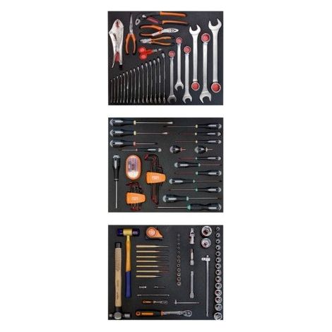 BAHCO - Module de 3 mousses pour maintenance automobile - 140 pcs