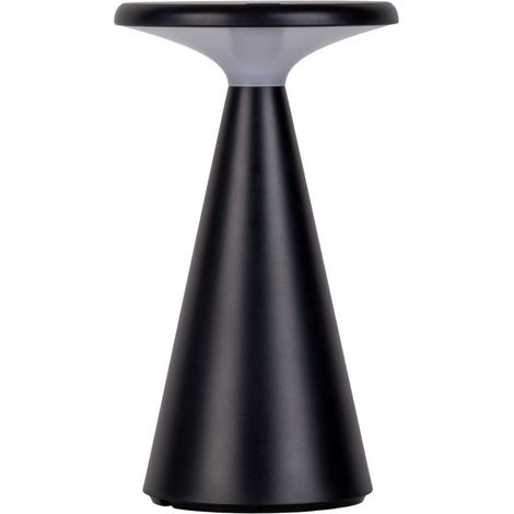 Naeve PALU Lampe solaire d'extérieur portable à LED rechargeable et à intensité variable, noire, 2 700 K, IP44, capteur tactile (1/4)