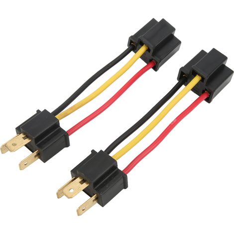 H4-Scheinwerfersteckeradapter (Teile) für Scheinwerferkabel kompatibel mit H4656, H5054 und H6052 (1/5)