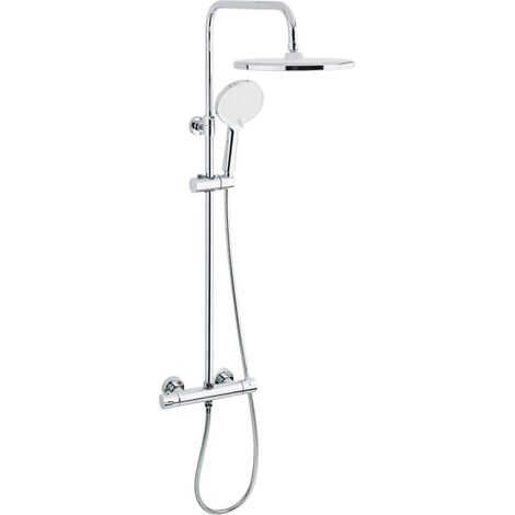 Swiss Aqua Technologies Colonna doccia XXL 250 con miscelatore termostatico, doccia a 3 getti, cromo (SATSSTKE) (1/5)