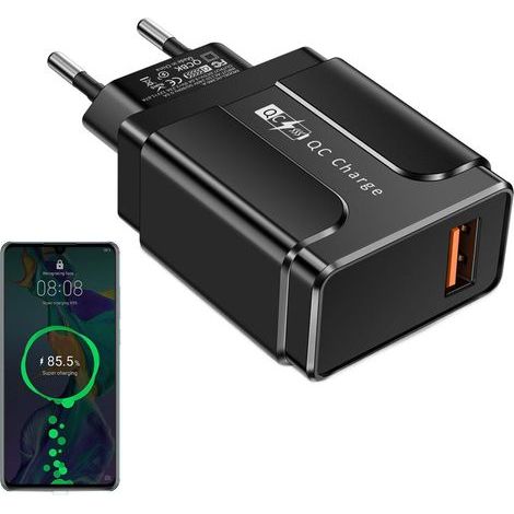 Adaptateur Chargeur Rapide - Chargeur Mural Rapide 68 W,110-240 Bloc à Large Bande de Chargeur de téléphone de la Tension PD avec la Protection Ignifuge et Incendie (1/4)