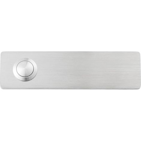 Heidemann 70546 Bouton de sonnette acier inoxydable (1/2)