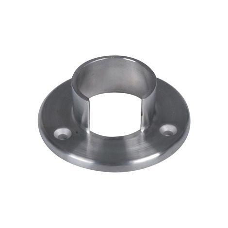 [QUALITE FRANCAISE] - Fixation murale pour Tube Ø42.4 pour garde-corps verre - INOX 316