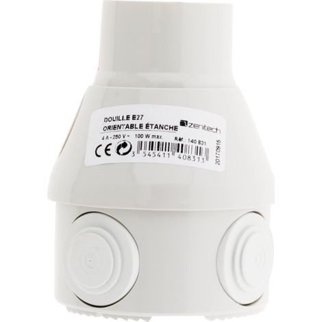 Douille d'éclairage orientable étanche E27 - ZENITECH (1/5)
