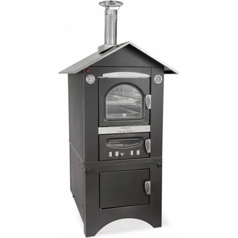 Forno a legna a fuoco indiretto da esterno Clementi Smart - 45x80