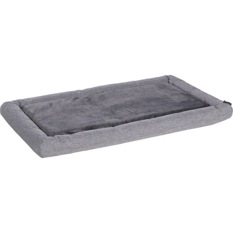 Panier Chien - Coussin Chien et Chat - Coussin Gris - Textile Moelleux et Confortable - 85,5x51x5,5cm