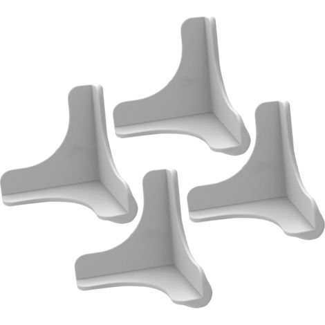 Protections d'angle en silicone pour tables, lot de 4, transparentes (1/5)