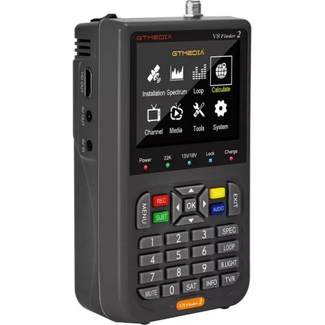 Récepteur satellite PROFI, appareil de mesure SAT, charge rapide, type C, récepteur satellite DVB-S2/S2X (1/5)