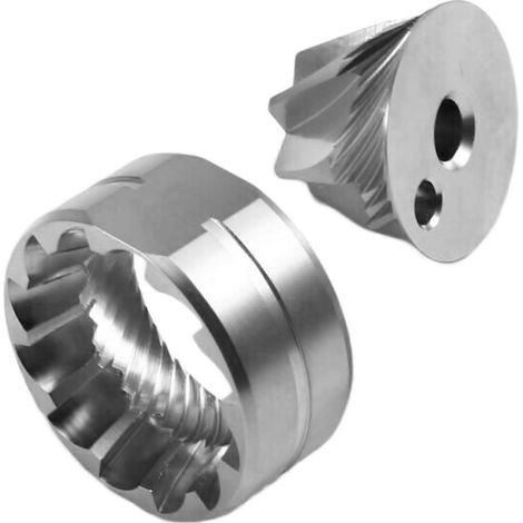 Meules coniques de 38 mm pour moulin à café manuel, meules plates pour une mouture douce et homogène, accessoires pour le café (1/5)
