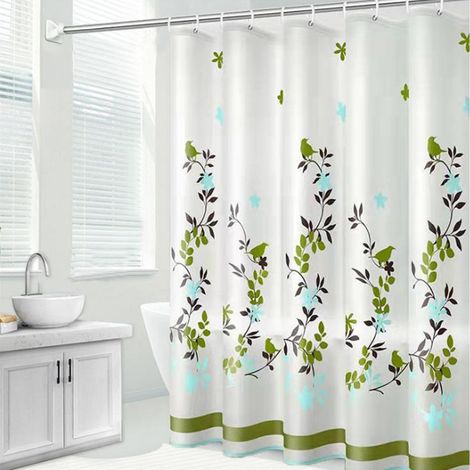 Rideau de Douche Design Milieu de Siècle - Impression Artistique Abstraite - Imperméable - pour Salle de Bain (1/5)