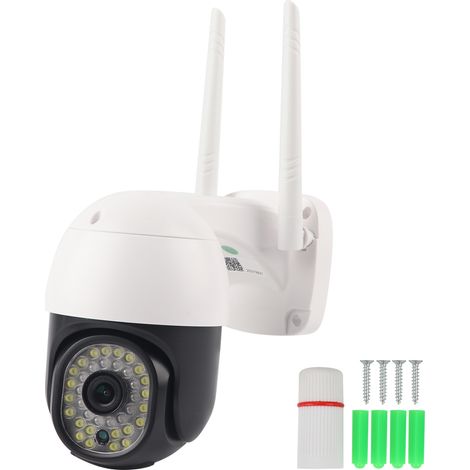 Caméra WiFi 1080P HD IP sans fil intelligente, vision nocturne couleur pour maison Tuya (1/5)