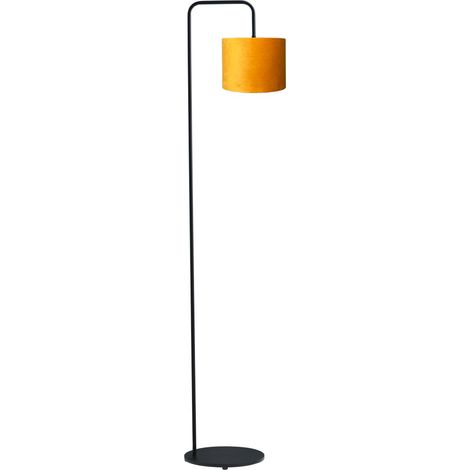 Lampe de table Venus 152cm avec abat-jour jaune ocre - 1262-05-6580-146-20 (1/3)