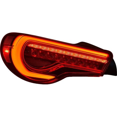 Juego de luces traseras, diseño LED, compatible con GT86 y Subaru BRZ, color rojo. (1/2)