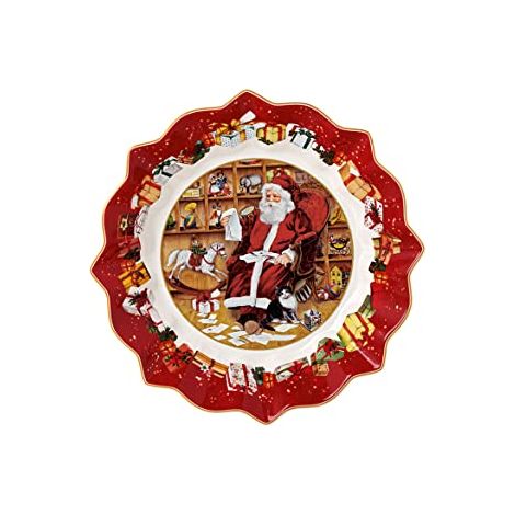Villeroy & Boch - Toy's Fantasy Piatto Da Portata Variopinto, Adatto per Microonde, Piatto Ceramica Natale, Decorazione Natalizie, Stoviglie, Porcellana Premium (1/4)