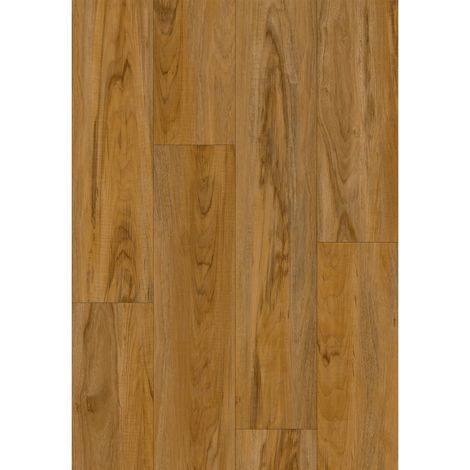 Mexen Norfolk panneaux vinyles 1227 x 187 mm LVT Dryback 2,5 mm, sous-couche PVC, 4 V-Joint, Teck - F1393-1227-187-255-4V1-01 (1/2)
