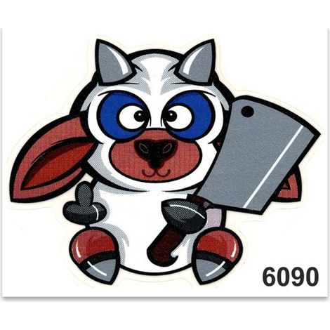 Adesivi Stickers Standard Agnello 10 x 12 cm