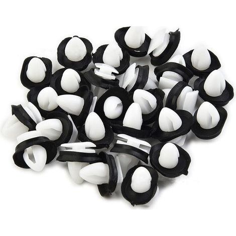 Lot de 100 clips de fixation pour portes de voiture avec joint en caoutchouc 9 mm, clips pour pare-chocs Citroën Jumper, Peugeot Boxer, Fiat (1/5)