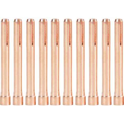 Set di 10 morsetti per saldatura TIG – 10N24 2,4 mm – per torcia WP-17/18/26