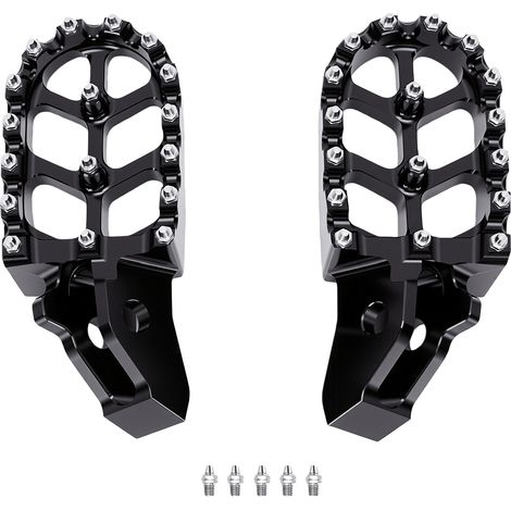 Repose-pieds de moto repose-pieds de remplacement pour Monkey 125 2020-2025 repose-pieds noir (1/5)