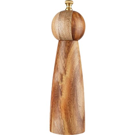 Moulin à sel ou à poivre, moulin à poivre ou à sel en bois avec un rotor en céramique réglable pour votre cuisine