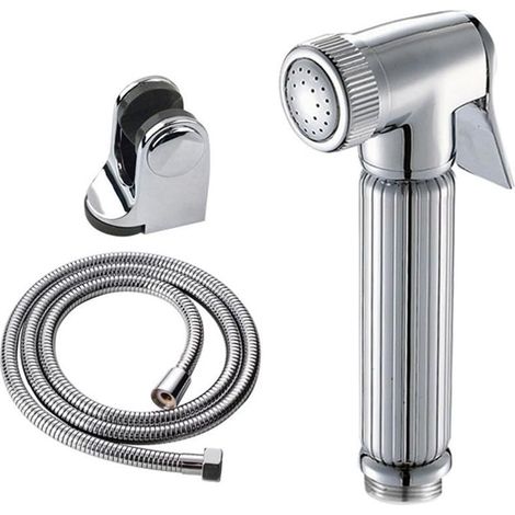 Pommeau de douche haute pression cuivre 1,5 m pour camping-car (1/5)