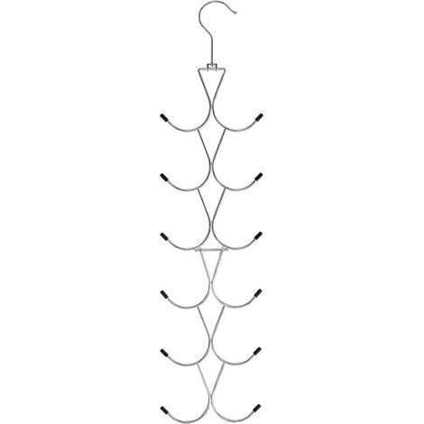 Kleiderbeutelhalter – Hängender Organizer – Für Ordnung sorgen – Platzsparendes Design – 5 x 2 cm – Silber