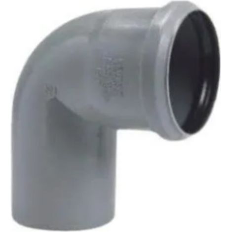 CURVA HTB Ø50/87,3° - IN POLIPROPILENE COLORE GRIGIO