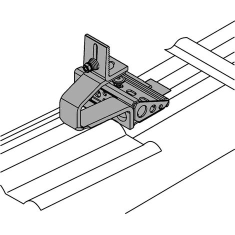 Befestigungssystem Sparrenhaken 10xSH Dachpfanne mit Konterlattung 1,25 kN/m² von Viessmann - Z012918