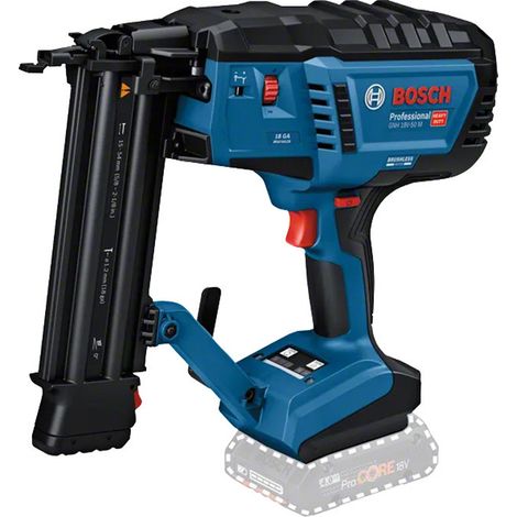 Bosch Professional – Cloueur à bois sans fil 18V – Longueur clou 16-54mm – Moteur puissant pour montage précis – Livré en L-BOXX - 18V-50