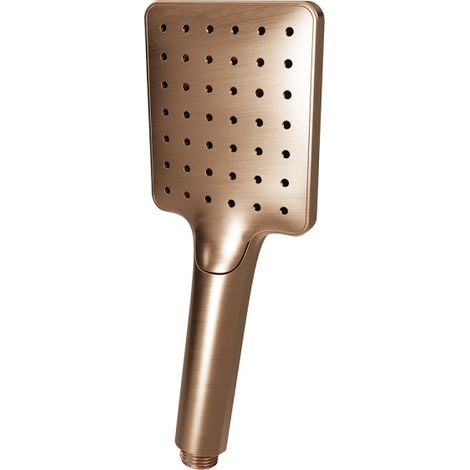 Douchette monojet carree or rose brosse - CRISTINA ONDYNA PD18534P