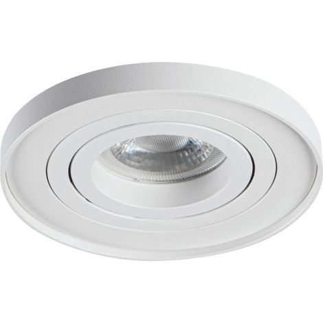 Spot encastré rond blanc orientable GU10 10W Kanlux (1/5)
